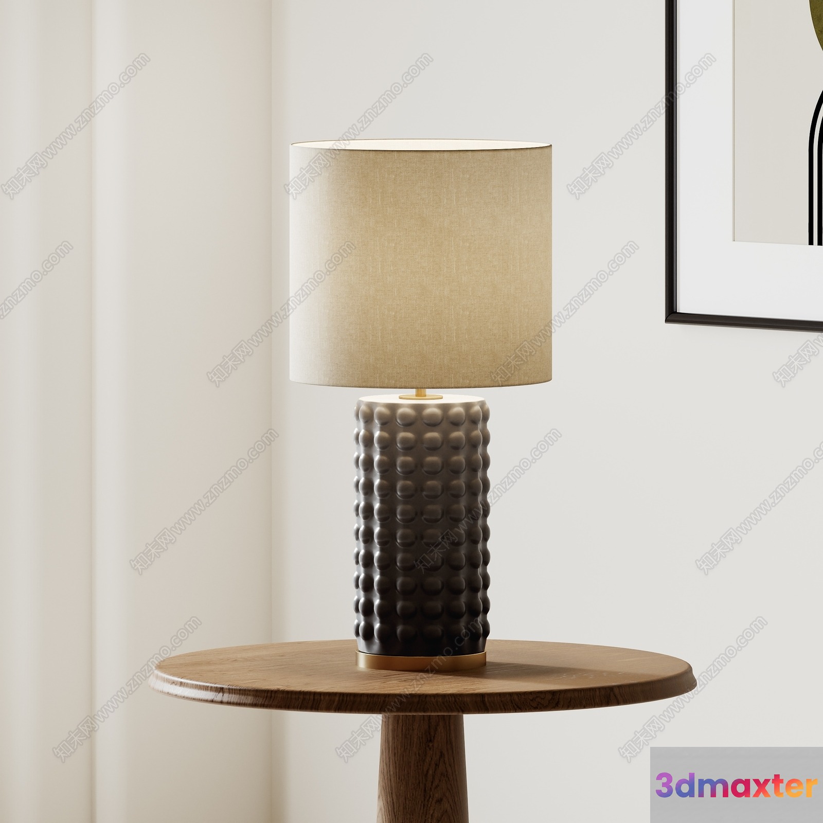 Modern Table Lamp 3D Model - 1135 - CORONA Render