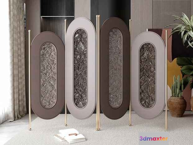 Modern Room Divider 3D Model - 15125 - VRAY Render