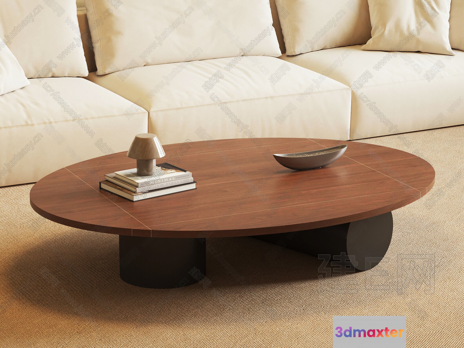 Modern Living Room 3D Model - 11092 - VRAY Render