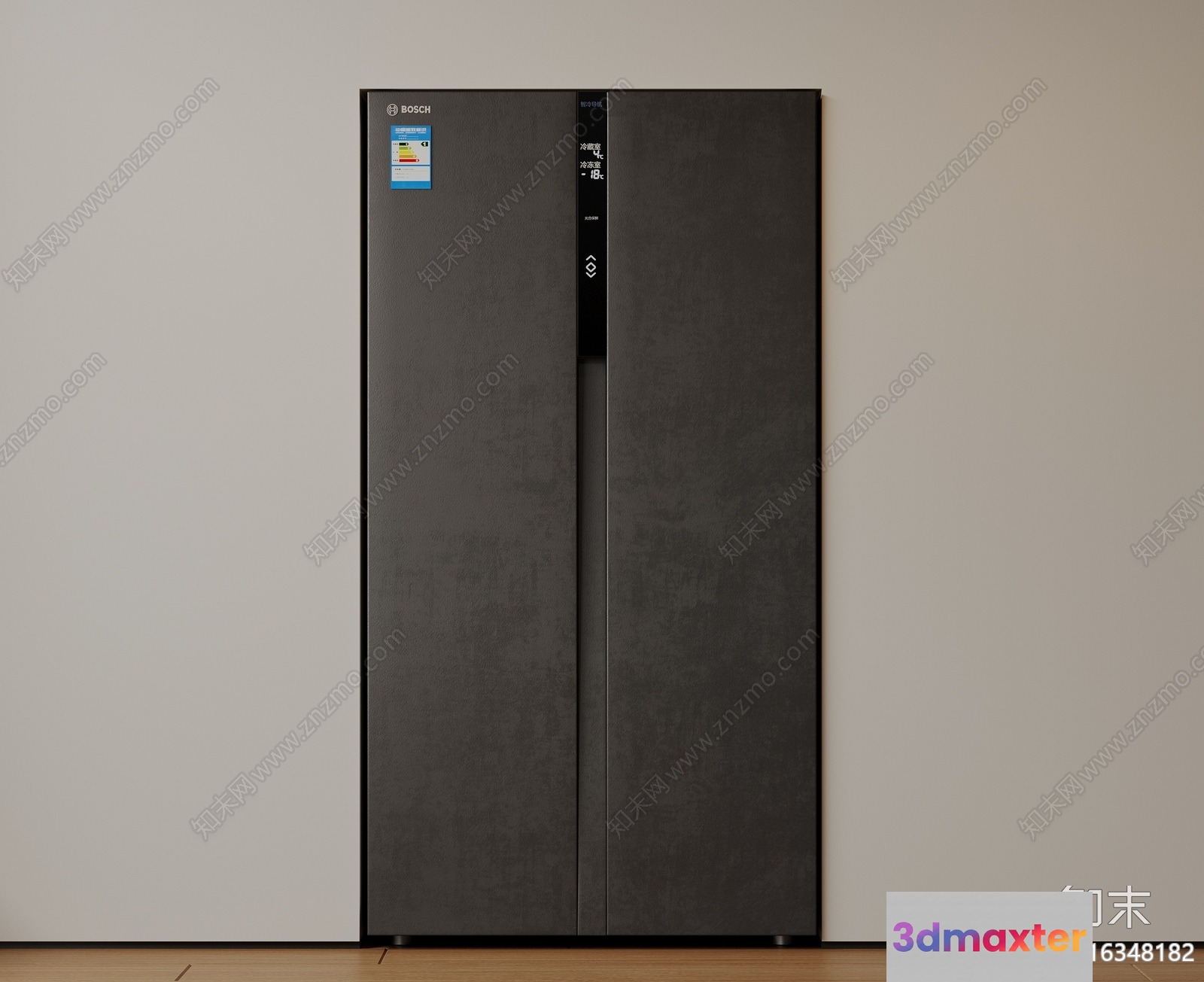 Modern Refrigerator 3D Model - 14170 - VRAY Render