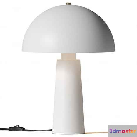 White Table Lamp 3D Model - 1505 - VRAY Render