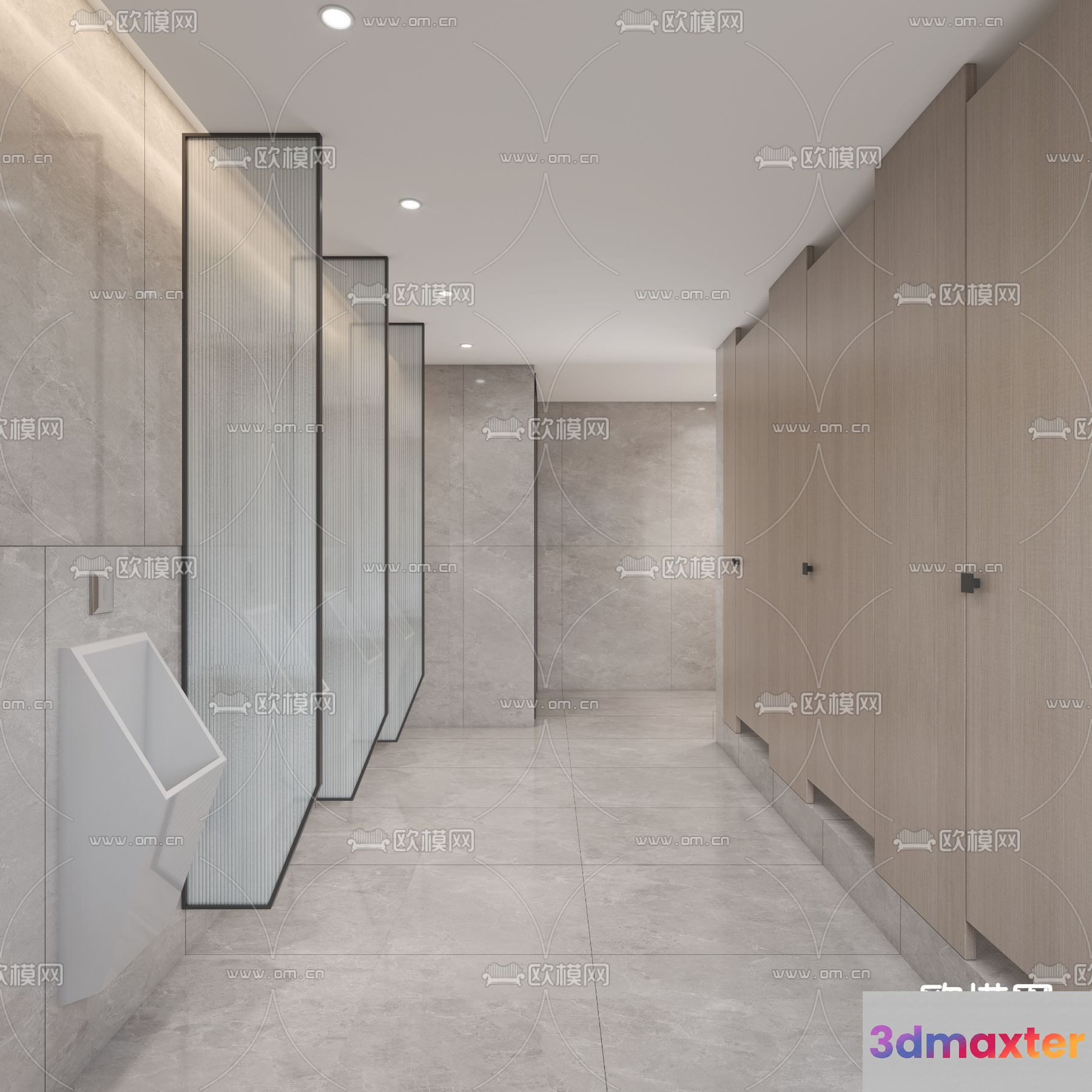 Modern Bathroom Design 3D Model - 13620 - VRAY Render