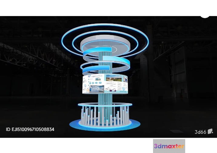 Abstract Digital Art 3D Model - 5934 - VRAY Render