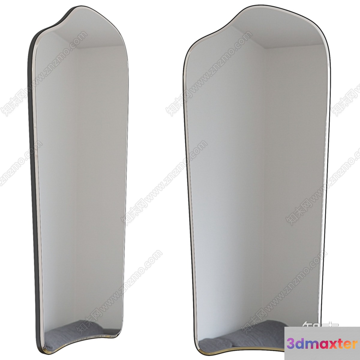 A Pair Of Mirrors 3D Model - 7592 - VRAY Render