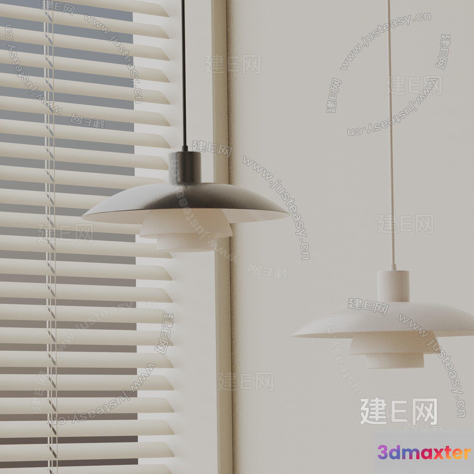 Modern Light Fixtures 3D Model - 14359 - VRAY Render