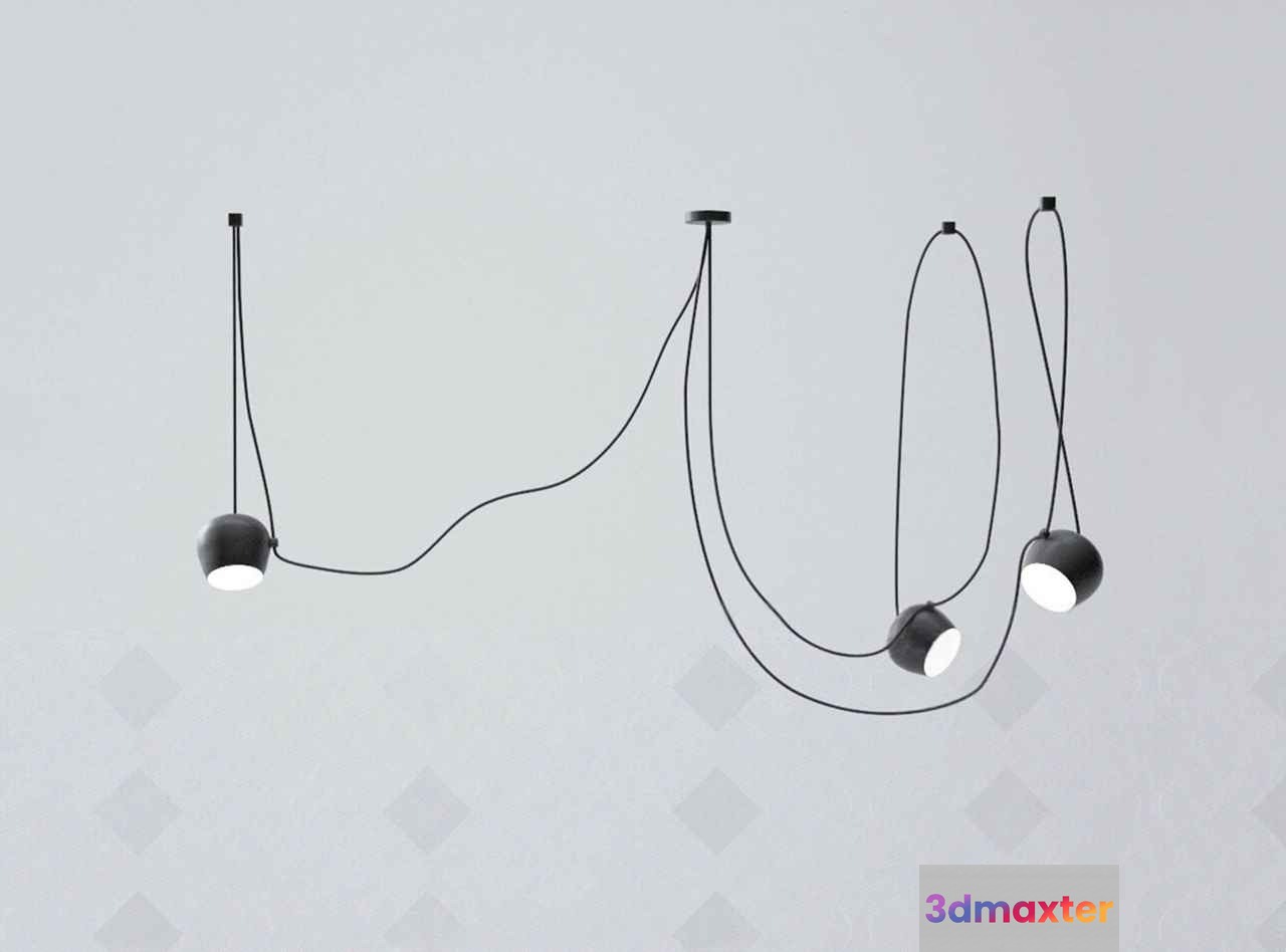Modern Light Fixture 3D Model - 120 - VRAY Render