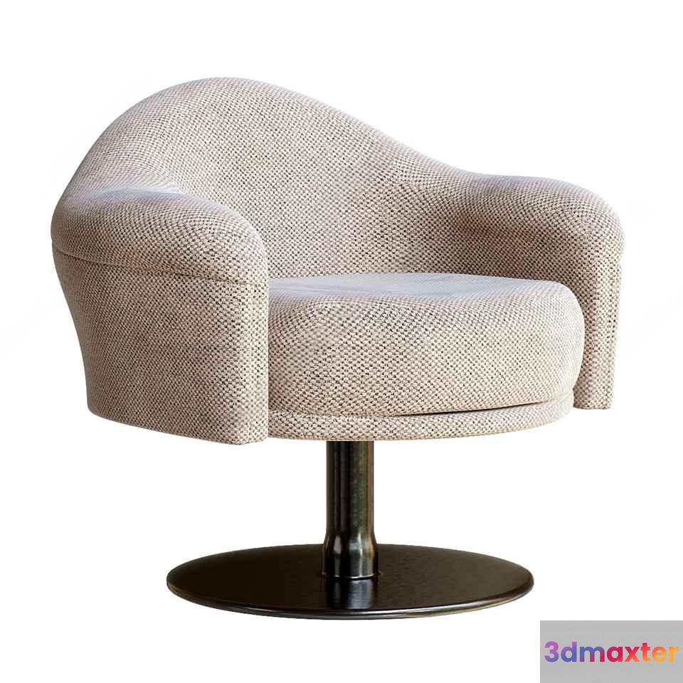 Modern Upholstered Chair 3D Model - 16043 - VRAY Render