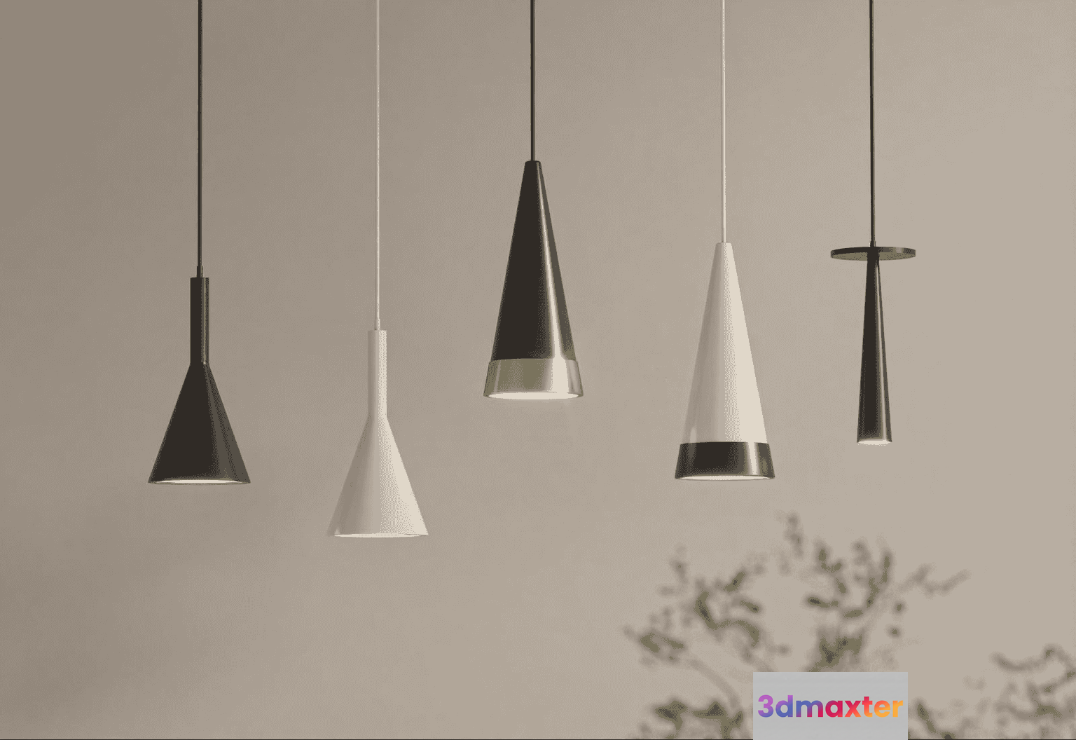 Modern Light Fixtures 3D Model - 13520 - VRAY Render