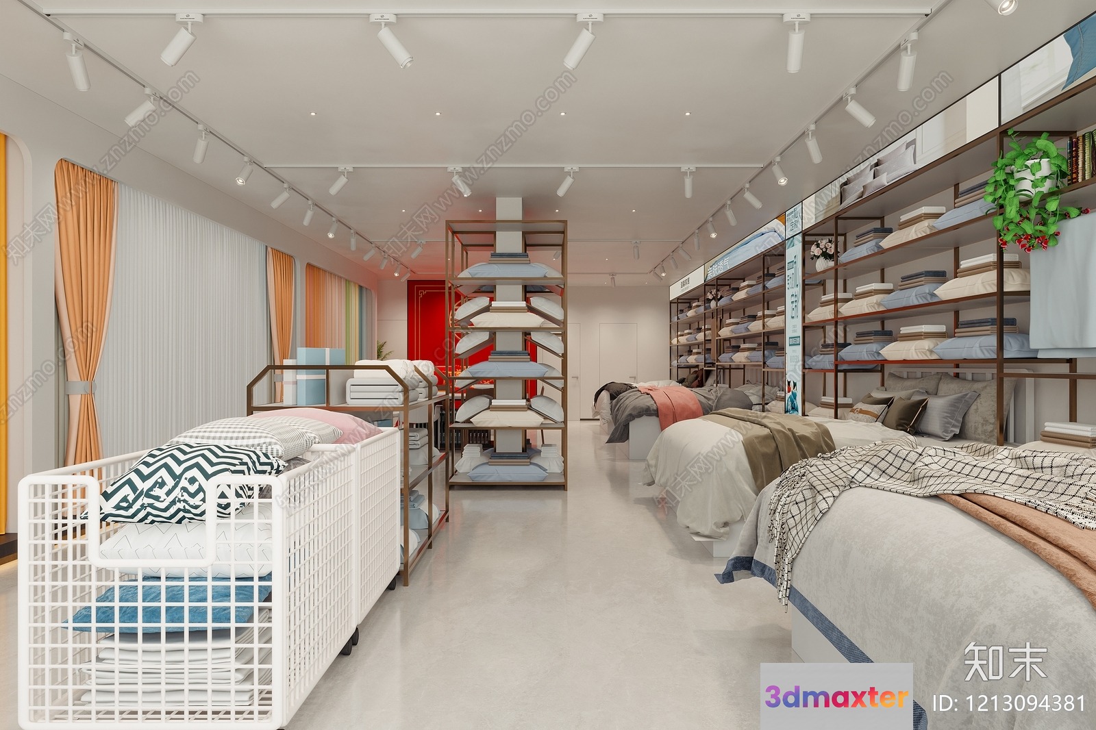 Cozy Bedding Store 3D Model - 10945 - VRAY Render