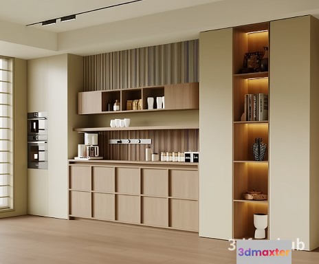 Modern Kitchen 3D Model - 4734 - VRAY Render