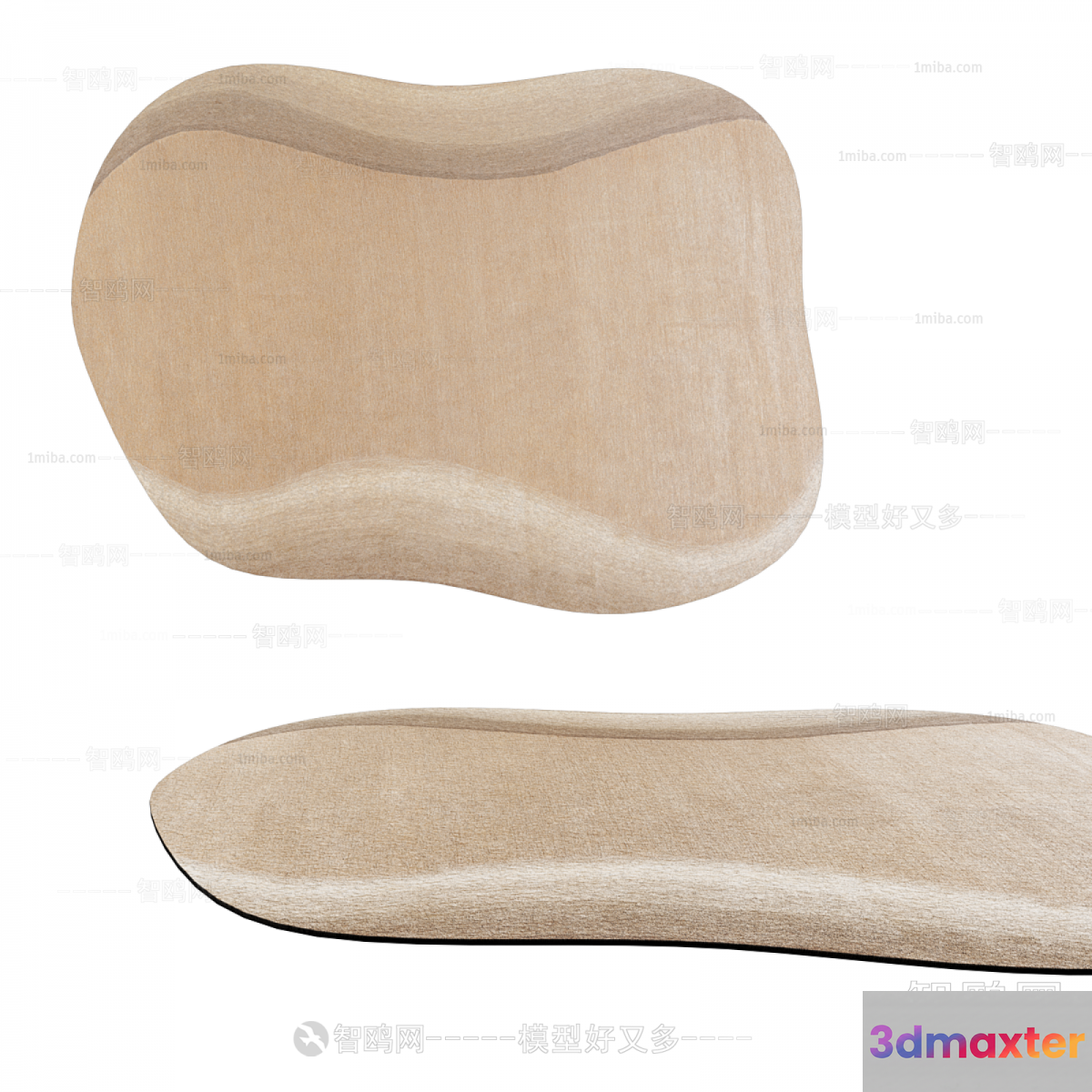 A Beige Footbed 3D Model - 20273 - VRAY Render