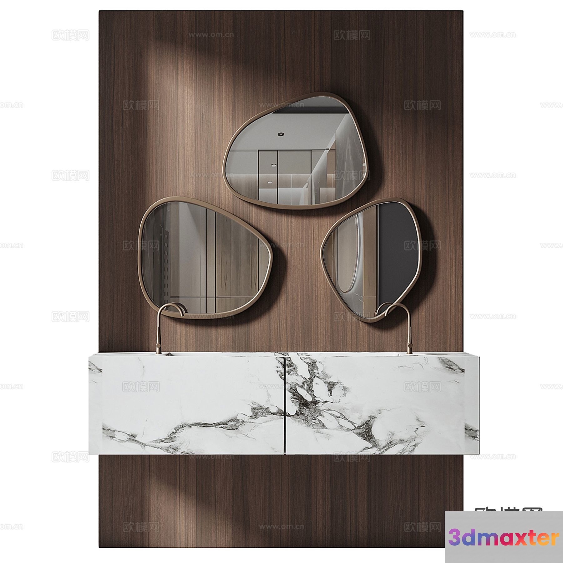 Modern Bathroom Sink 3D Model - 23740 - VRAY Render