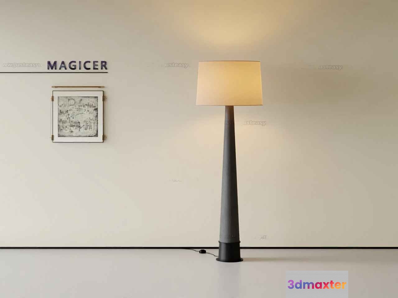 A Modern Lamp 3D Model - 6666 - CORONA Render