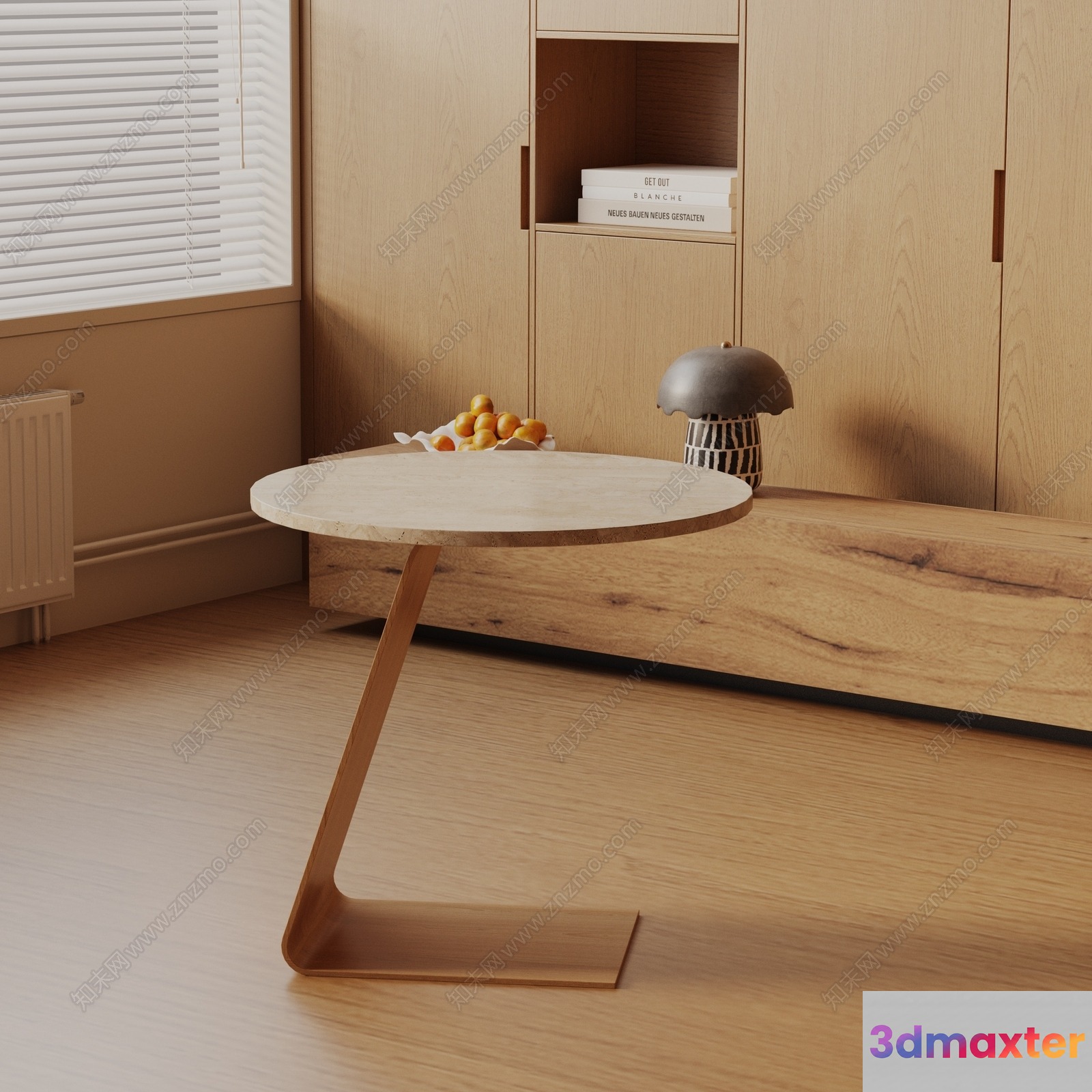 Modern Wooden Table 3D Model - 1472 - VRAY Render