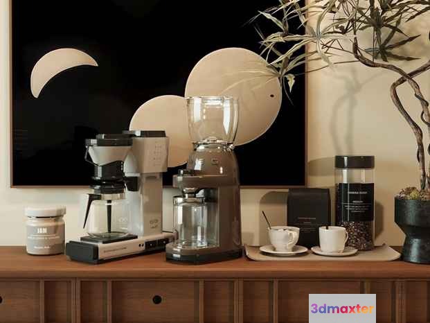 Coffee Maker 3D Model - 17527 - CORONA Render