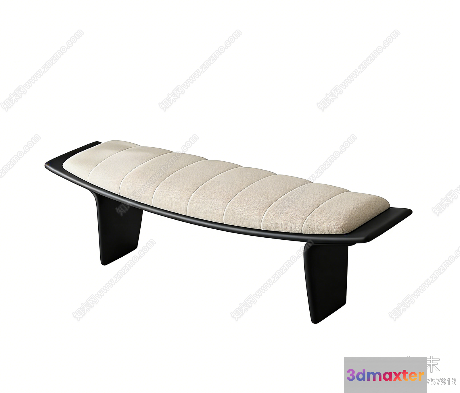 Simple Bench 3D Model - 17874 - VRAY Render
