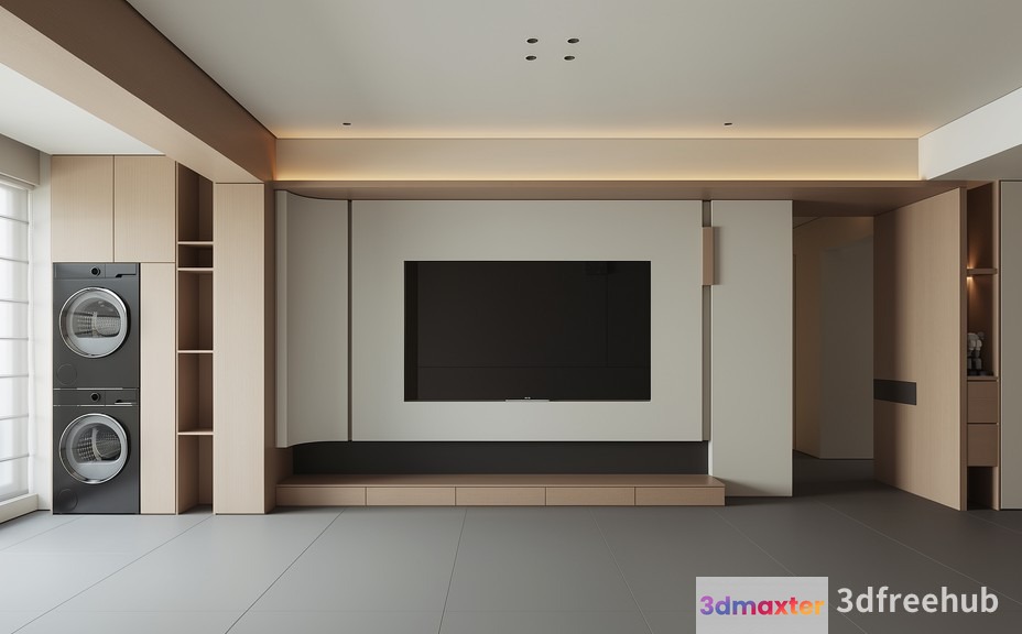 Modern Living Room 3D Model - 19671 - VRAY Render
