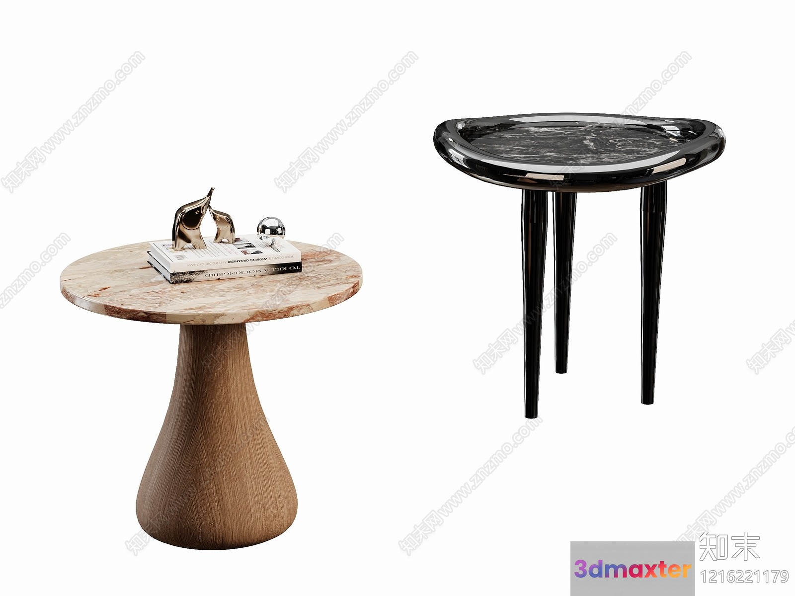 Two Tables 3D Model - 13440 - VRAY Render
