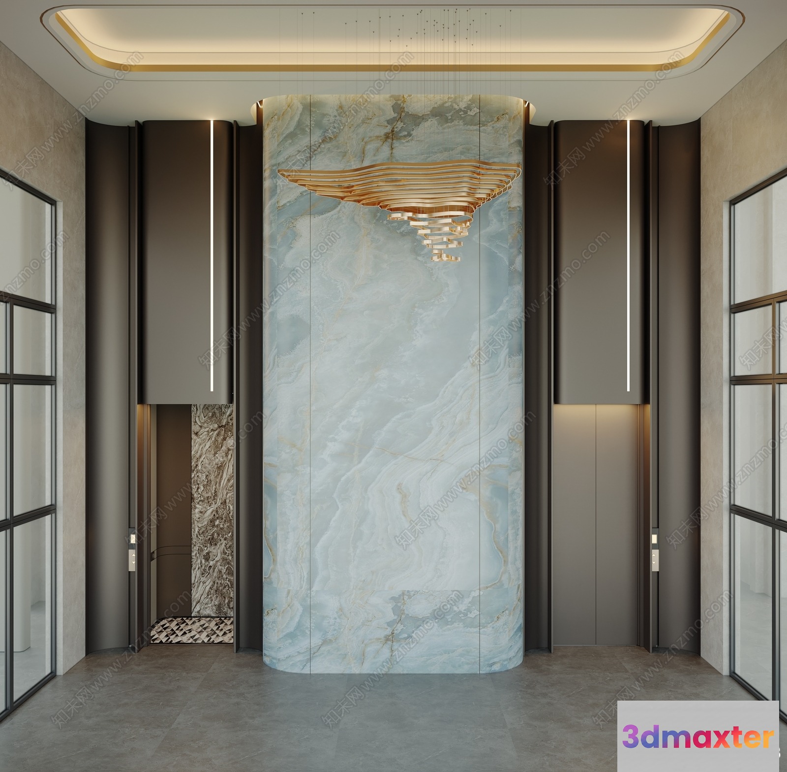 A Modern Light Fixture 3D Model - 8457 - CORONA Render
