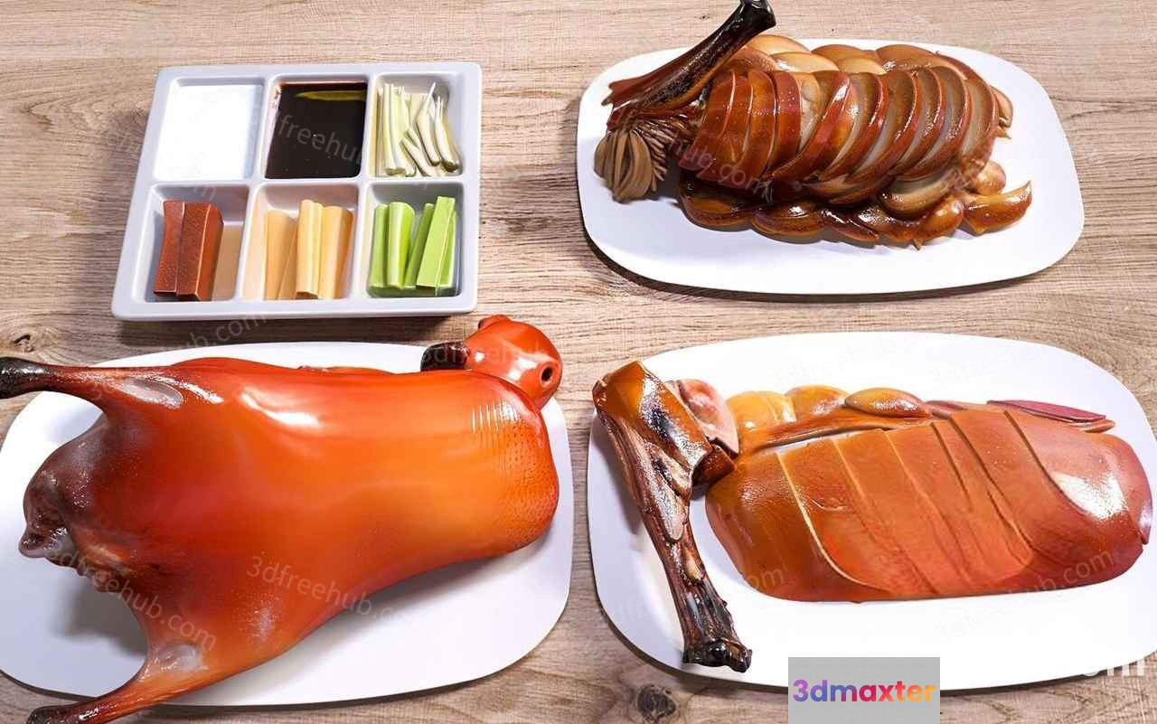 A 3D Printed Food Model 3D Model - 21859 - VRAY Render