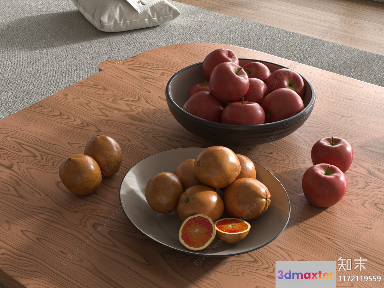 Cozy Living Room 3D Model - 4830 - VRAY Render