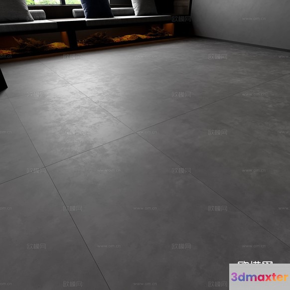 Modern Living Room 3D Model - 8445 - CORONA Render