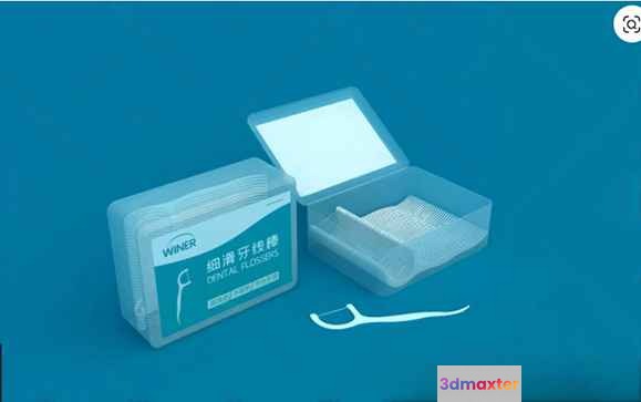 A Dental Flosser 3D Model - 8909 - VRAY Render