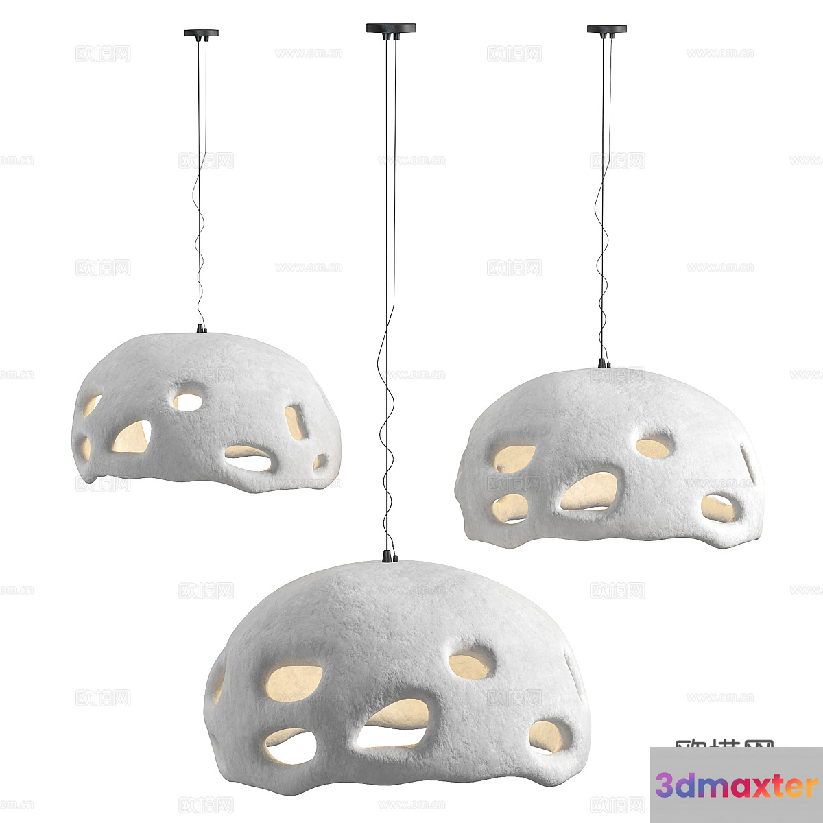 Modern Hanging Light Fixtures 3D Model - 21049 - VRAY Render