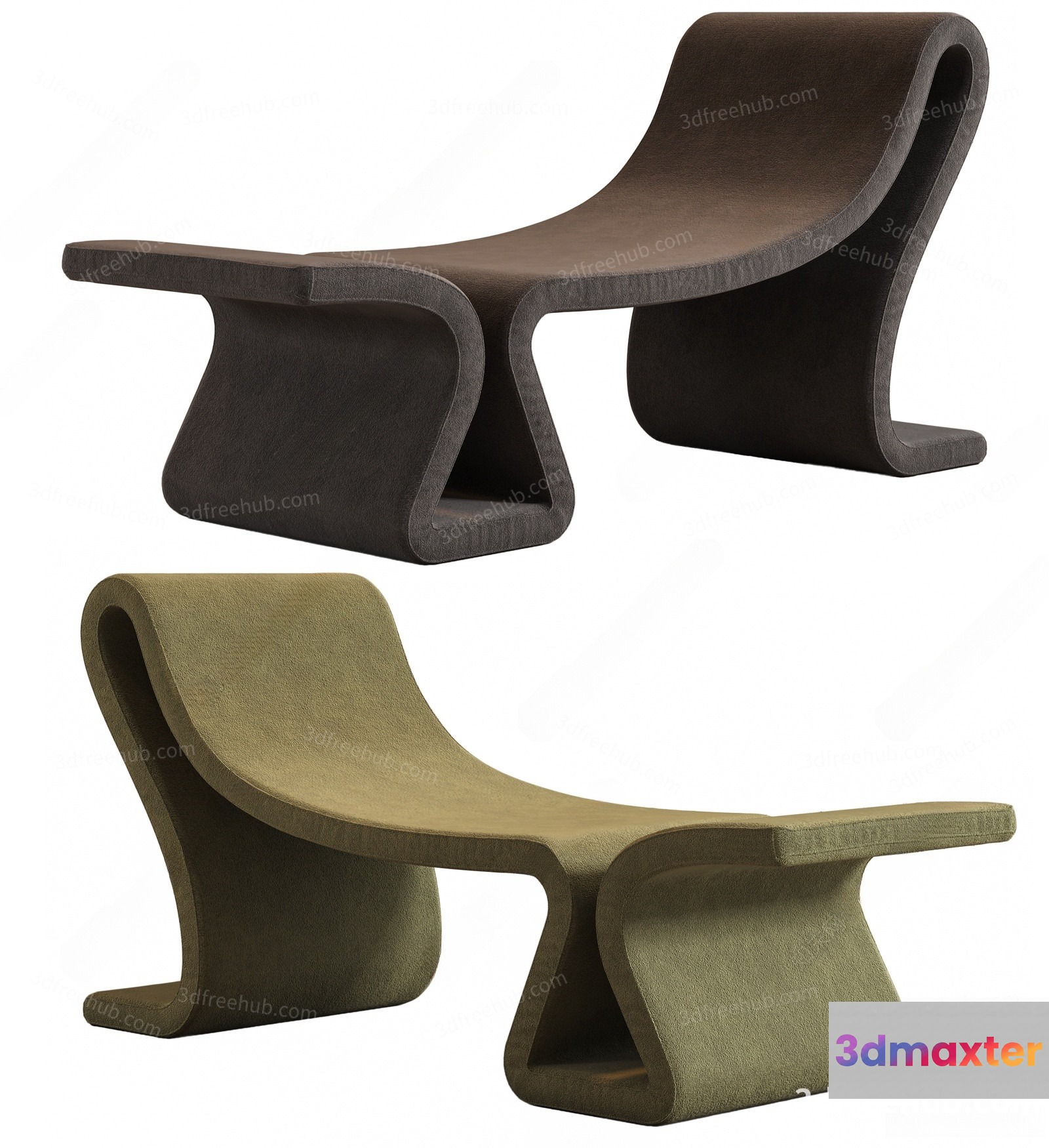A 3D-Rendered Chair 3D Model - 9465 - VRAY Render