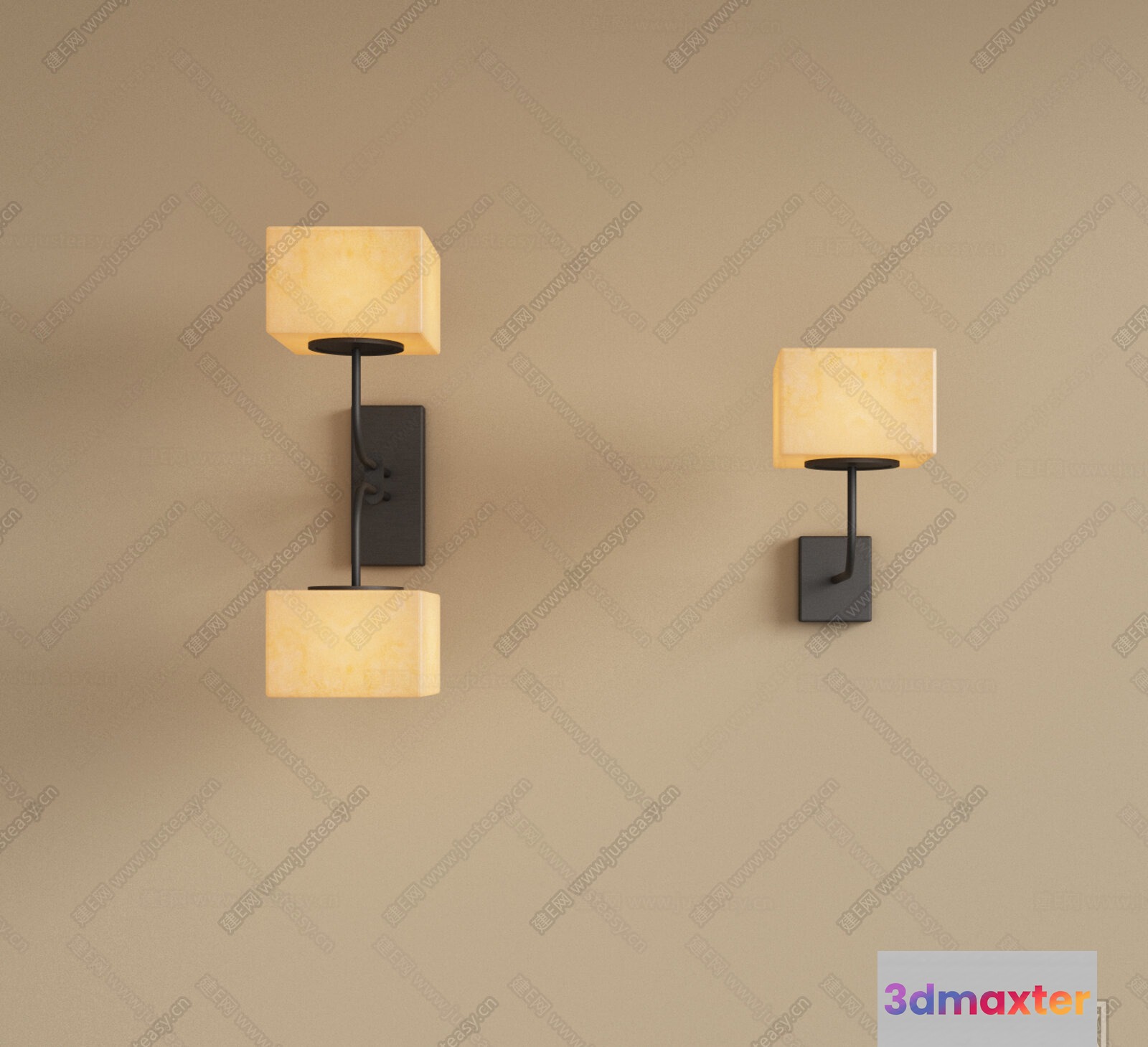 Modern Light Fixtures 3D Model - 10334 - VRAY Render