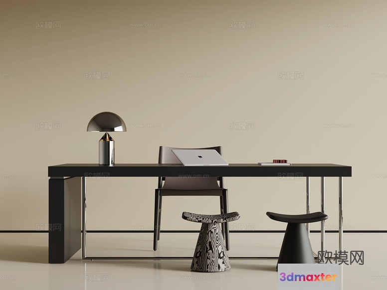 Modern Office Space 3D Model - 8039 - VRAY Render