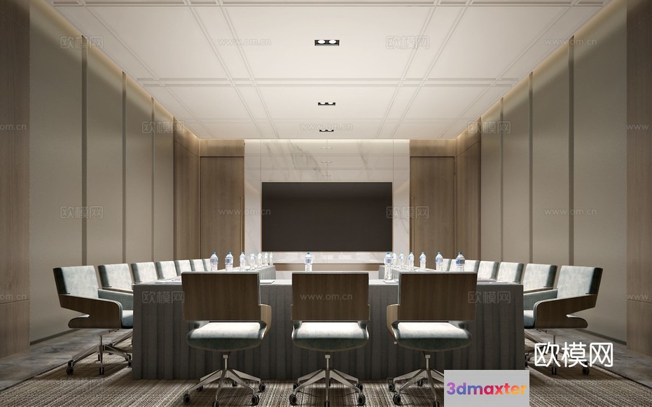 Modern Conference Room 3D Model - 12865 - CORONA Render
