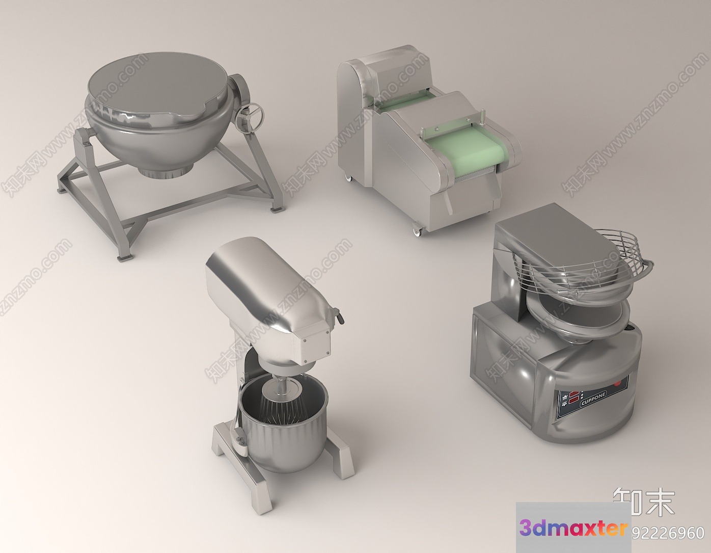 Kitchen Appliances 3D Model - 12497 - VRAY Render