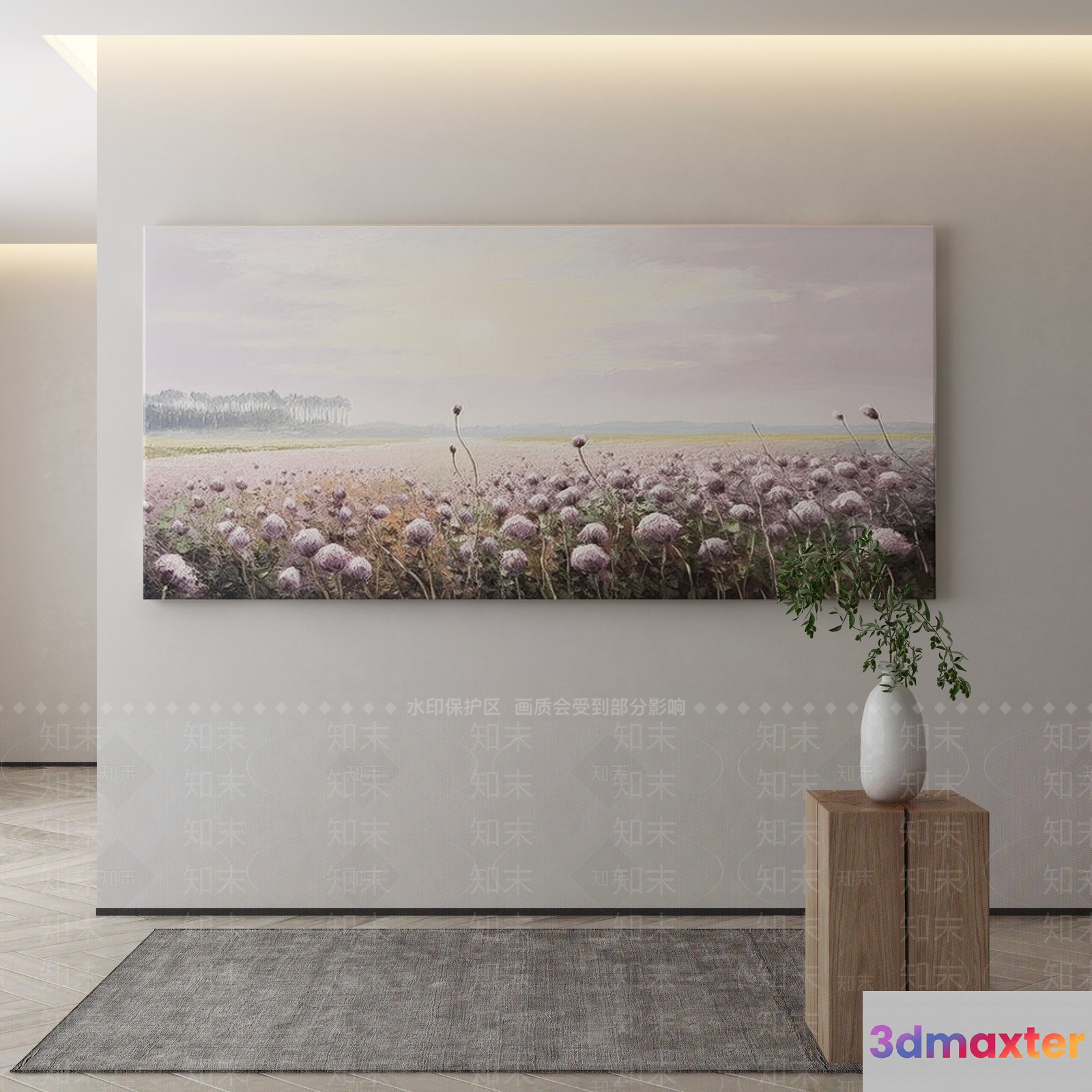 Modern Minimalist Interior 3D Model - 8602 - VRAY Render