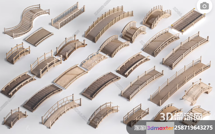 A 3D Bridge Model 3D Model - 4481 - VRAY Render