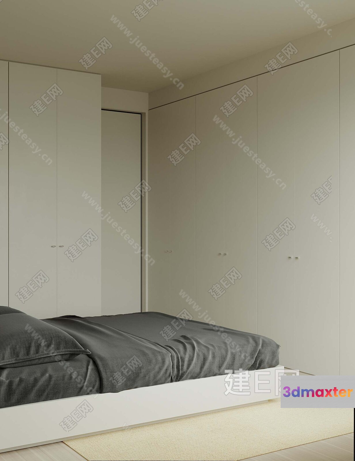 Modern Bedroom 3D Model - 7813 - VRAY Render