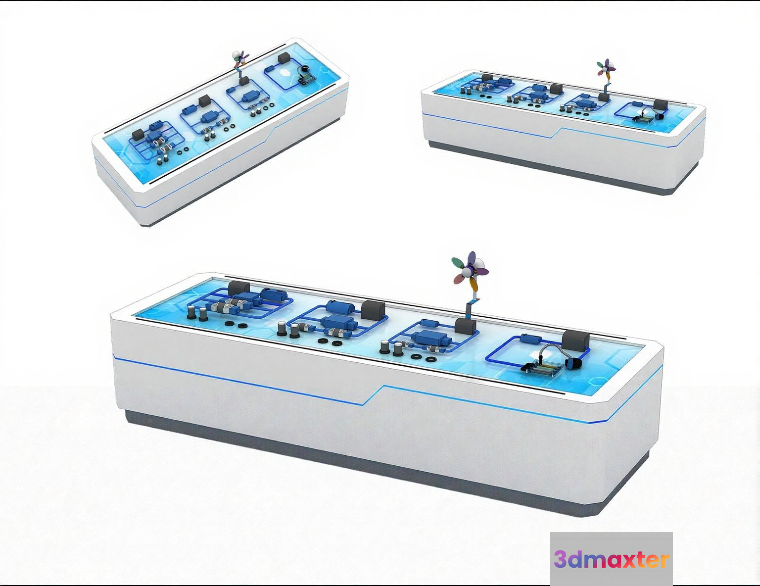 Modern Electronic Device 3D Model - 14286 - VRAY Render