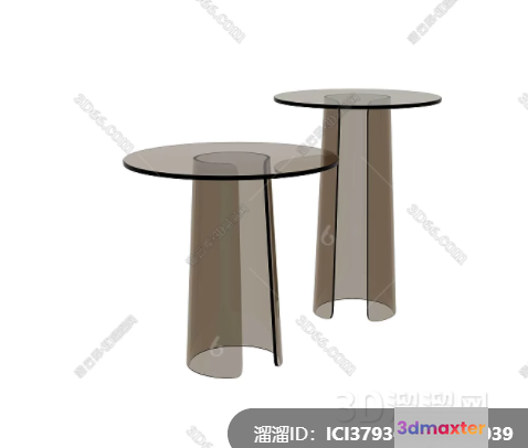 Modern Glass Table 3D Model - 15064 - VRAY Render