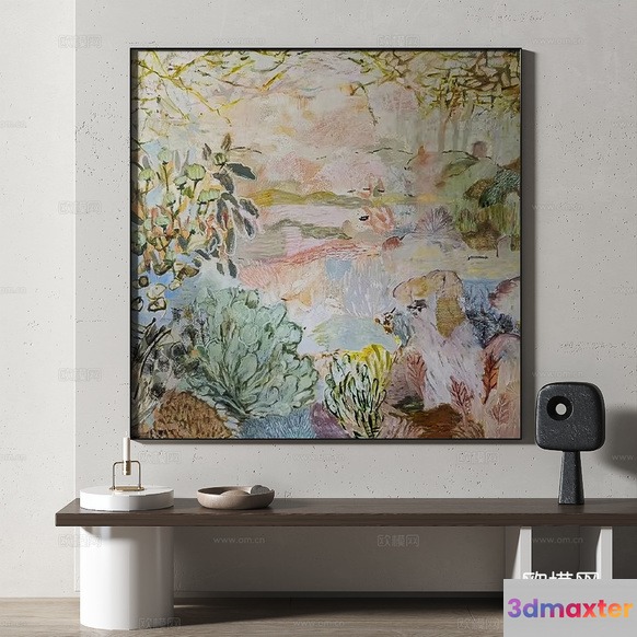 Modern Art Piece 3D Model - 10789 - VRAY Render