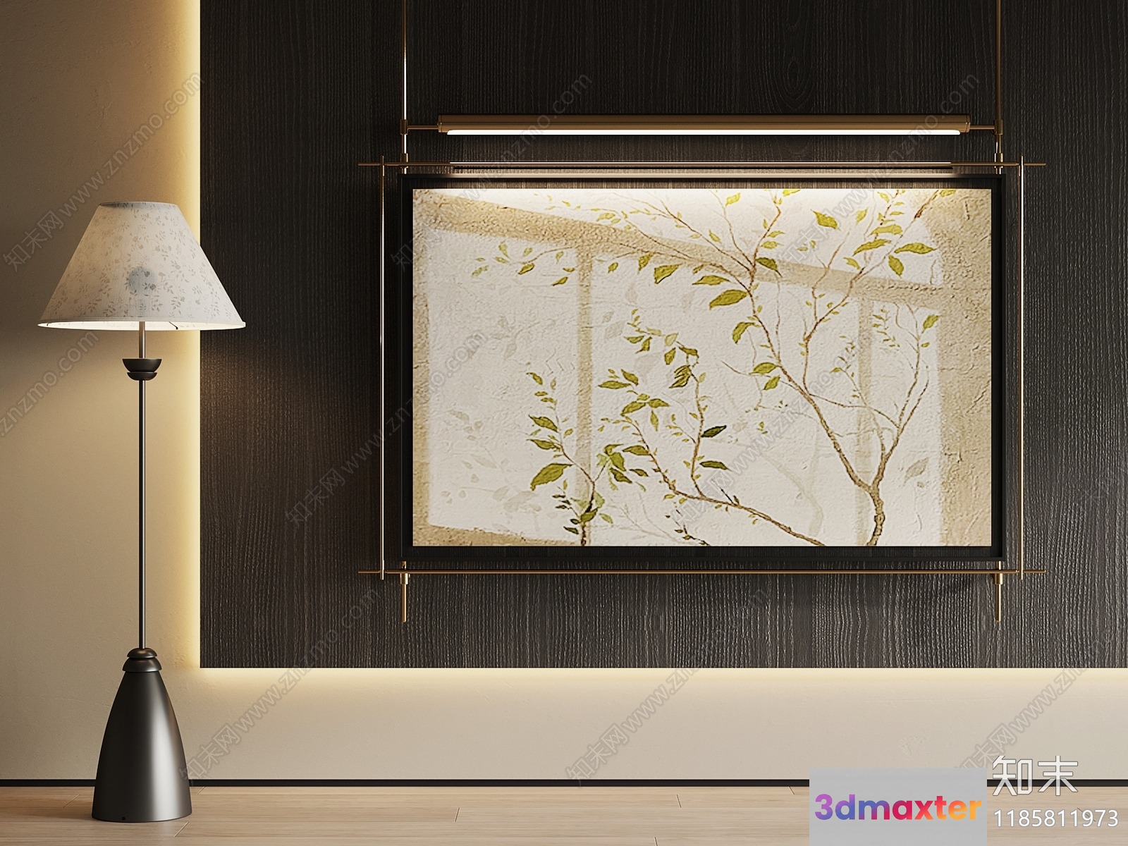 Modern Wall Art 3D Model - 13377 - VRAY Render