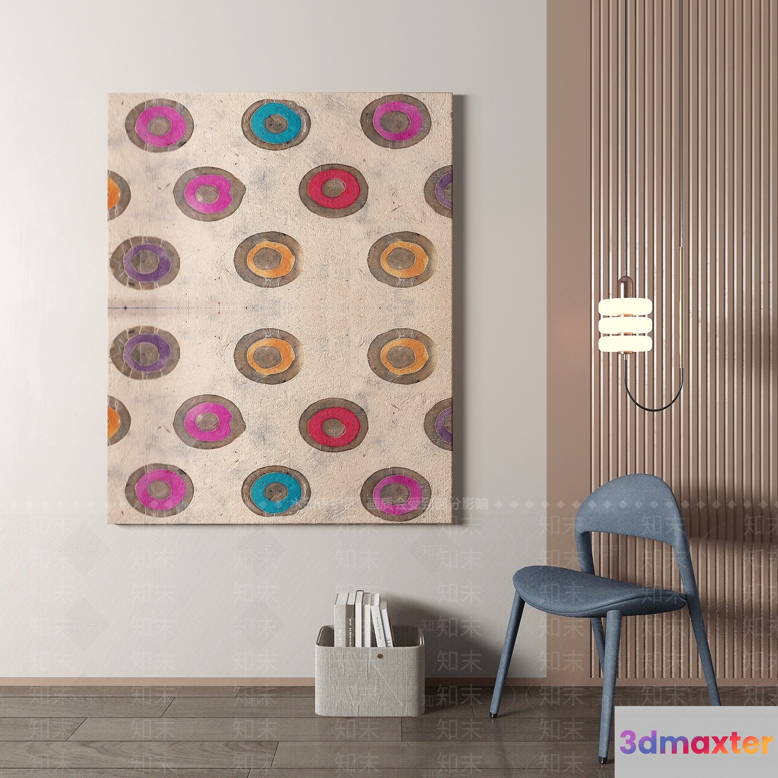 A Modern Living Room 3D Model - 21871 - VRAY Render