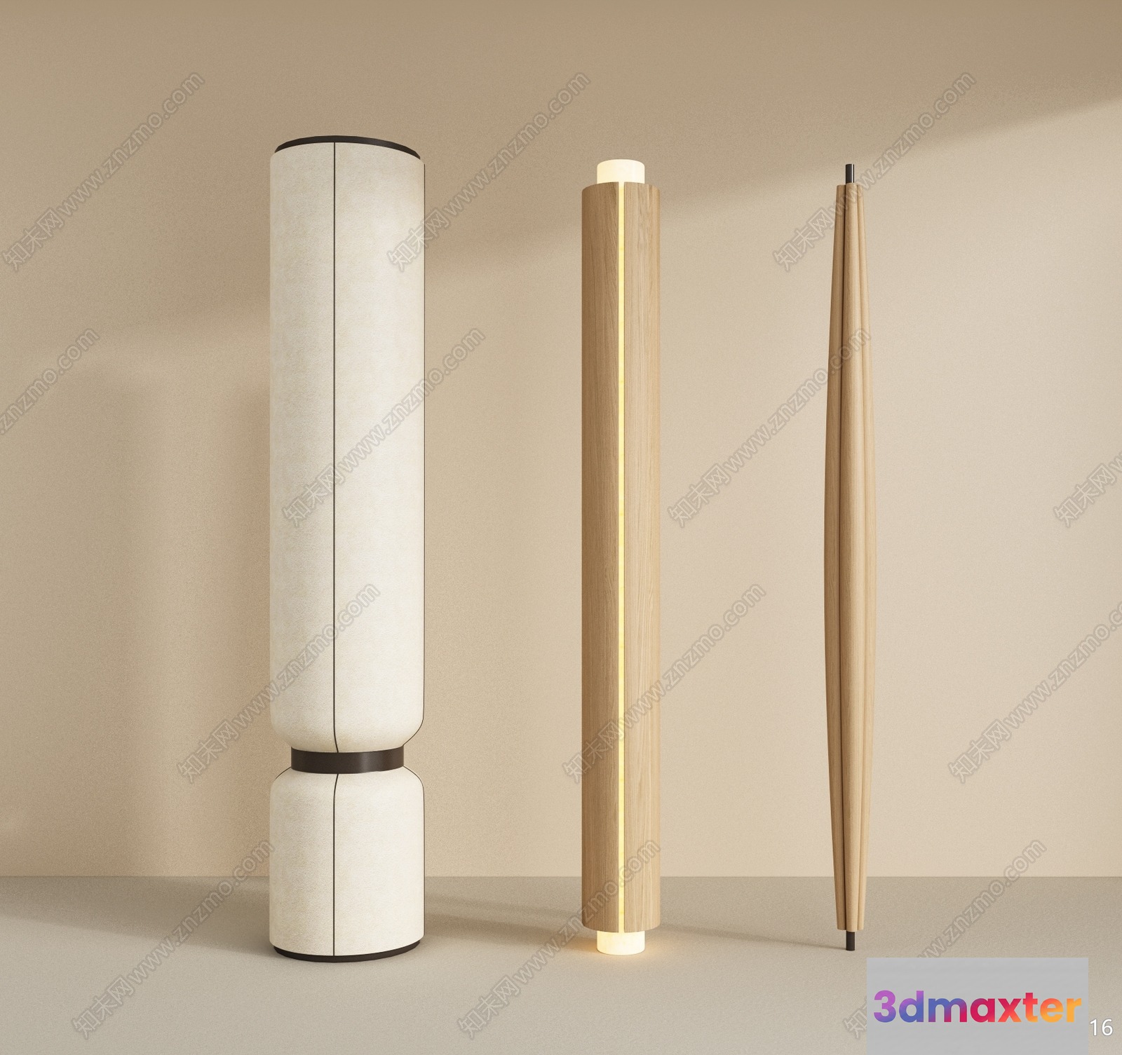 A Modern Lamp 3D Model - 23055 - VRAY Render