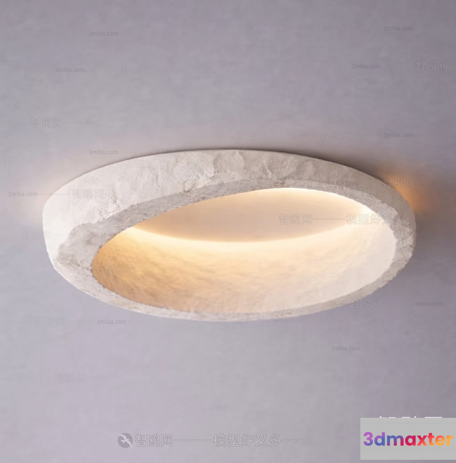 A Light Fixture With A Circular Shape 3D Model - 9313 - CORONA Render