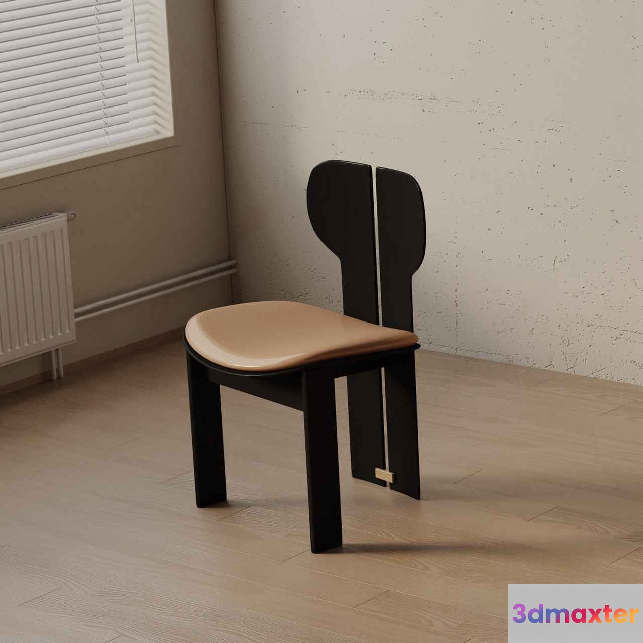 Wooden Dining Chair 3D Model - 10335 - VRAY Render