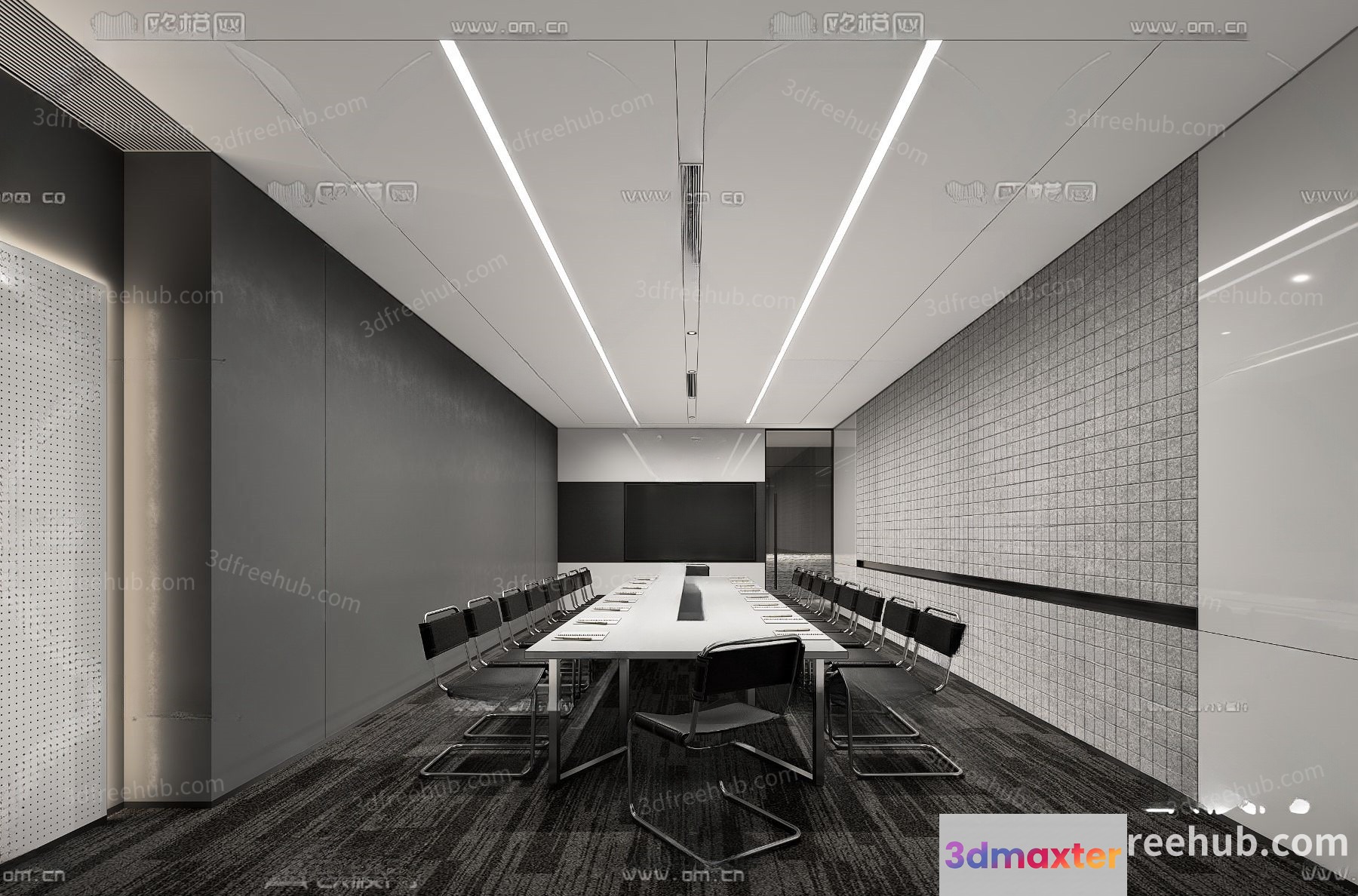 Modern Conference Room 3D Model - 22660 - VRAY Render