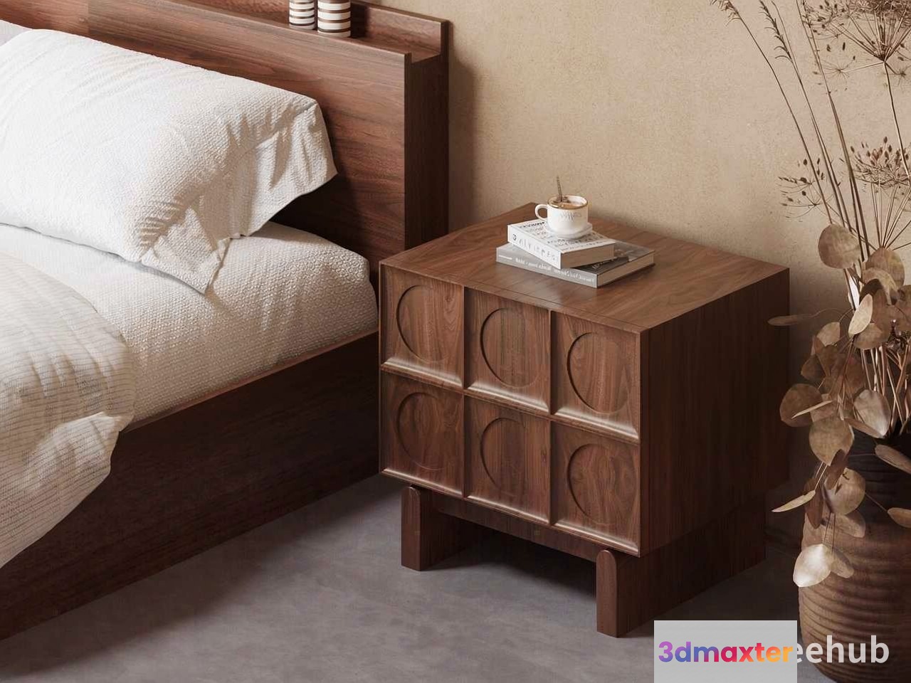Cozy Bedroom 3D Model - 22704 - VRAY Render
