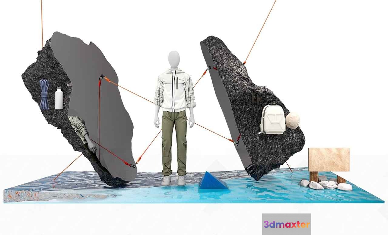 The Main Subject Is A Mannequin 3D Model - 10399 - VRAY Render