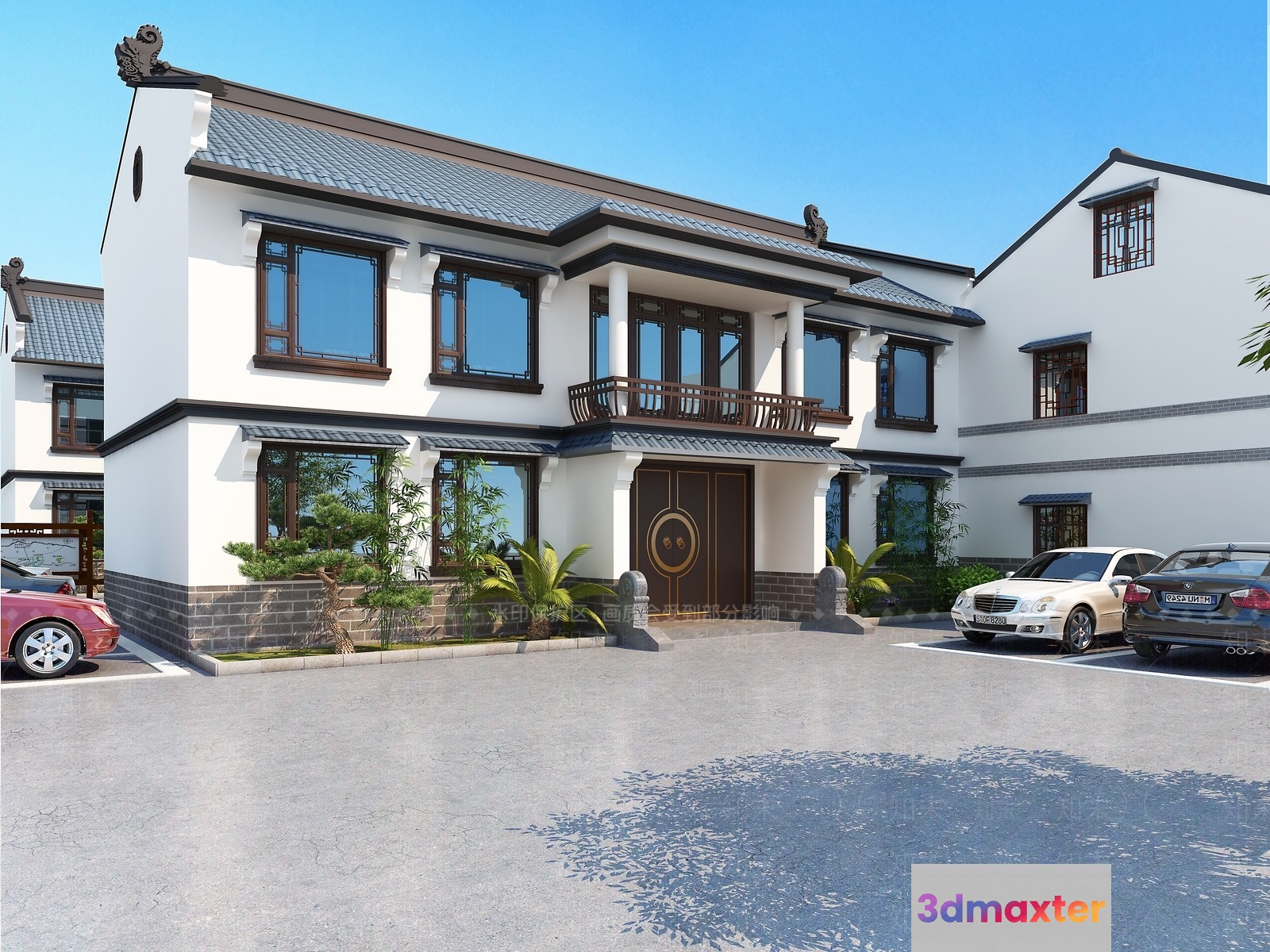 Traditional Chinese House 3D Model - 20739 - VRAY Render
