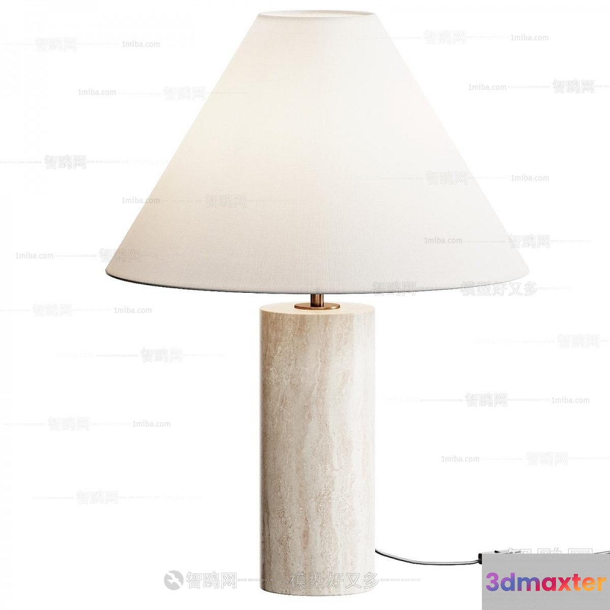 Cozy Table Lamp 3D Model - 8131 - VRAY Render