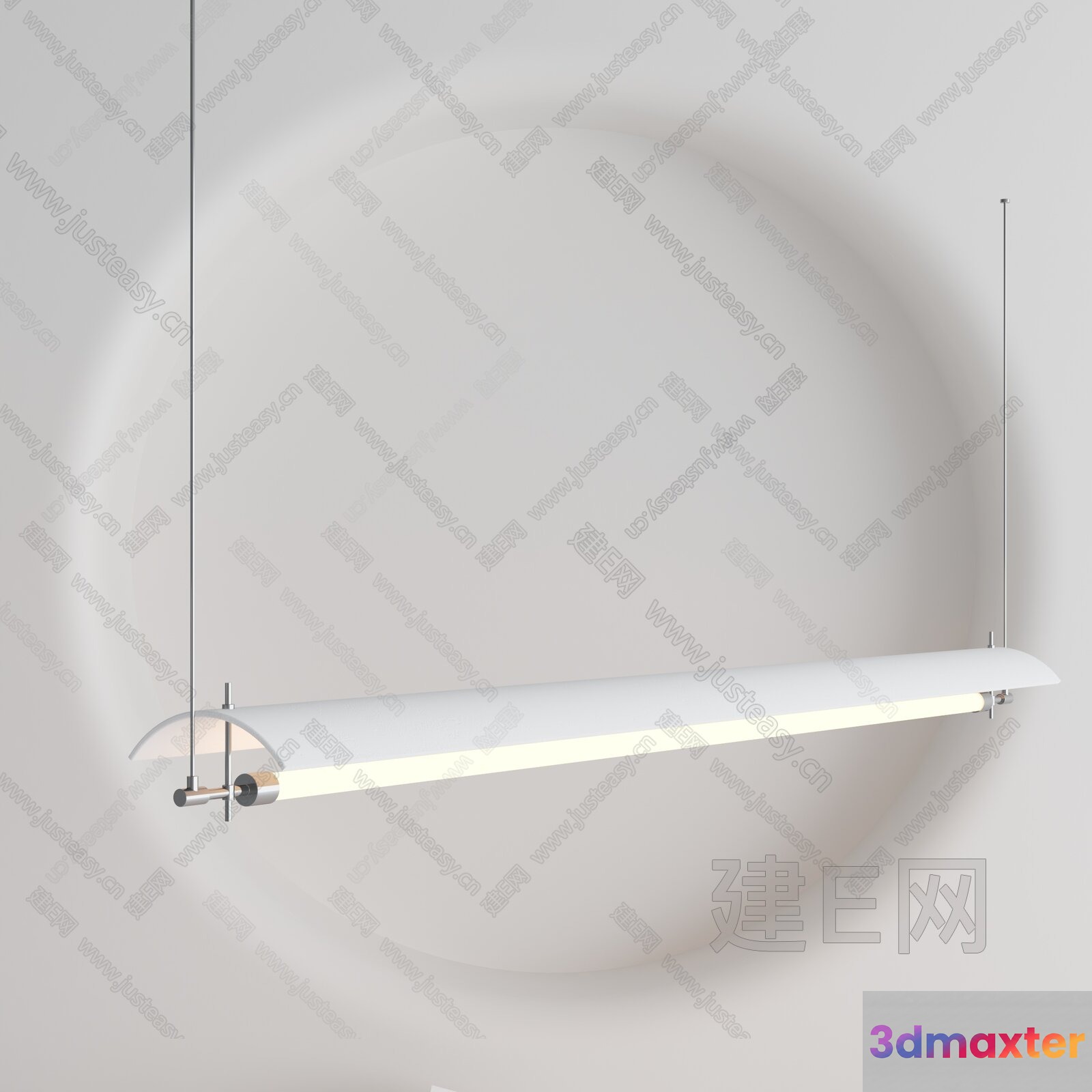 Gold Light Fixture 3D Model - 13325 - VRAY Render
